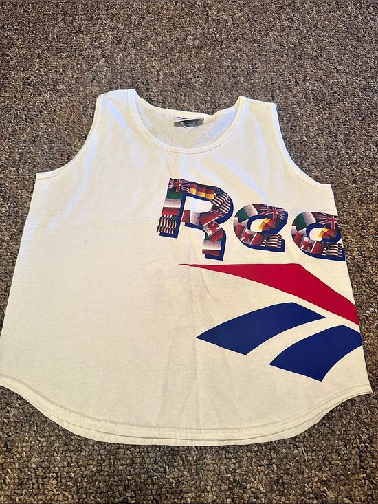 Reebok Tops - Vintage Reebok Color Block Tank Top Size Small